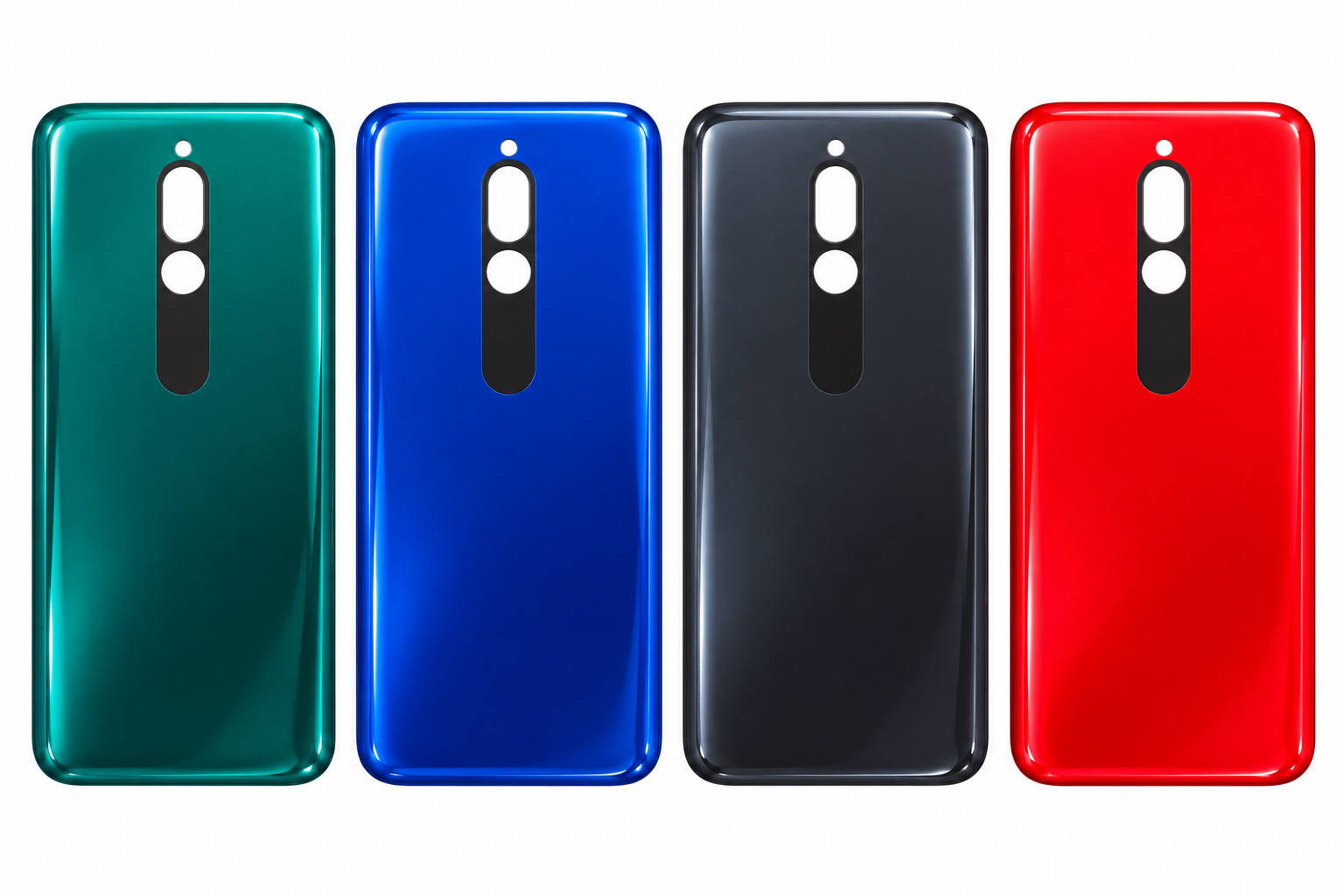Compatible Replacement for Redmi 8 4G Back Panel – Red, Black, Blue & Green